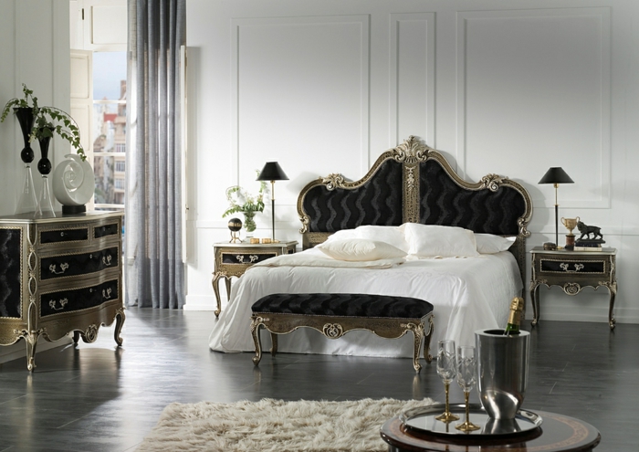 Bedroom furnishings Victorian style classic furniture
