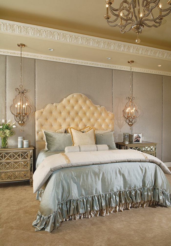 Bedroom set up in Victorian style decorating ideas
