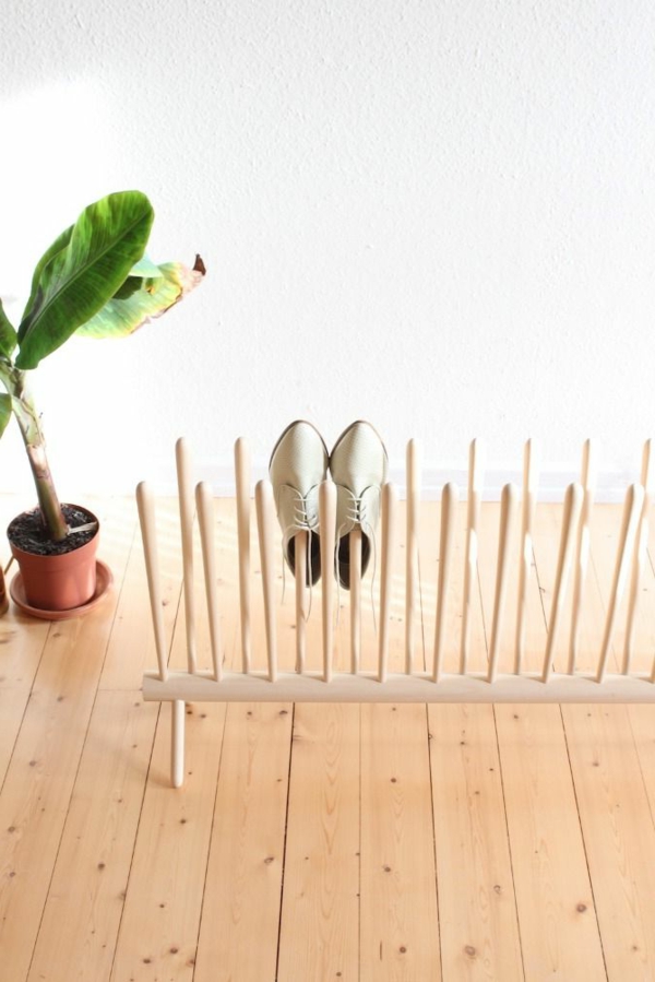 Shoe shelves build their own minimalistic original