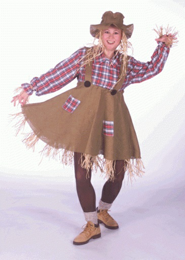 damer kostymer scarecrow kvinne