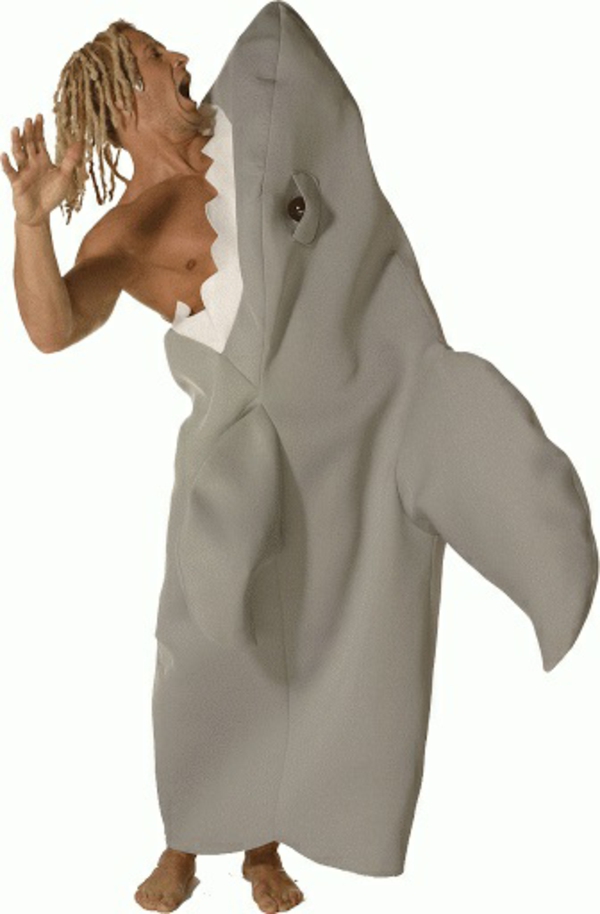 自制的服饰鲨鱼