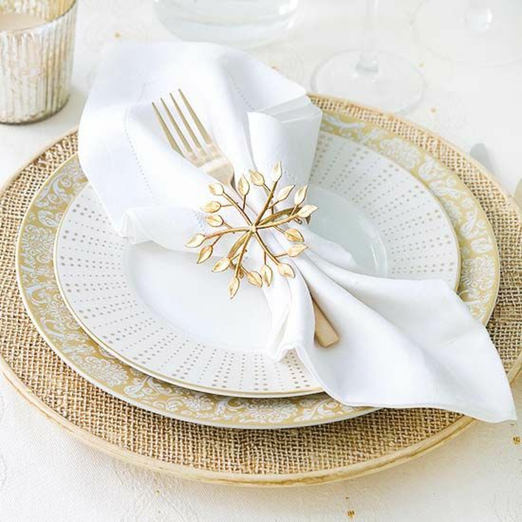 餐巾折叠指令典雅的桌面织物餐巾纸折叠