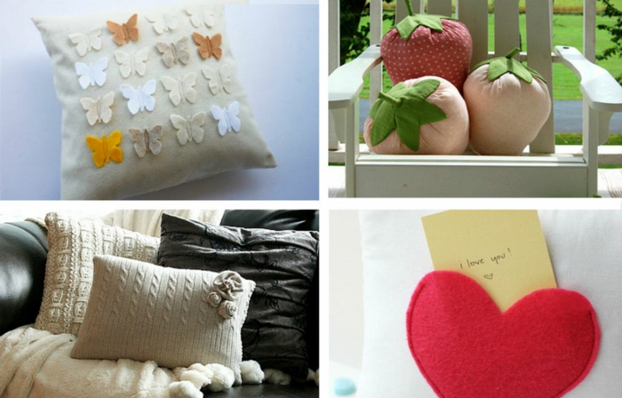 Τα μαξιλάρια καναπέδων ράφουν δημιουργικές ιδέες για τον εαυτό σας