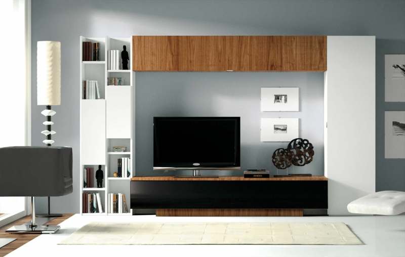 TV sienos modulis šiuolaikinės sienos lentynos svetainės baldai TV sienos