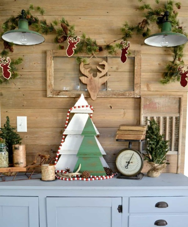 Juletre og andre elementer DIY dekorasjon