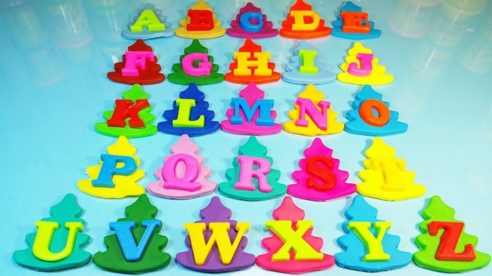 Toepferideen Toepfern Ideeën met kinderen DIY IDEAS xmas alphabett