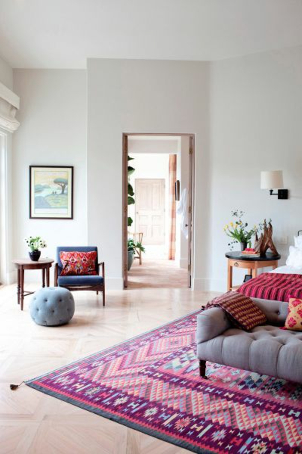 Dream koberec velice fialový perský koberec obývací pokoj