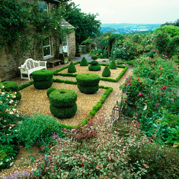 Σχεδιάστε τον μπροστινό κήπο - 33 εικόνες και ιδέες κήπου