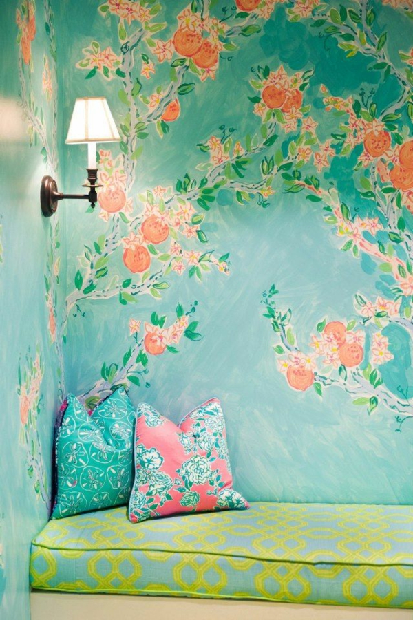 Paredes ideas de la casa para la decoración de la pared increíble colores frescos