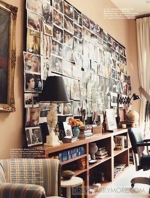 Ideas de decoración de pared fotos biblioteca de sala de estar