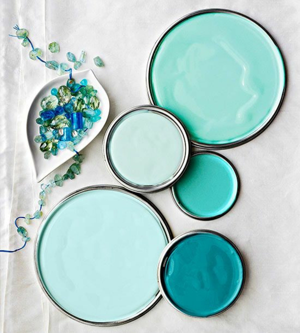Wall color cute turquoise wall design shades