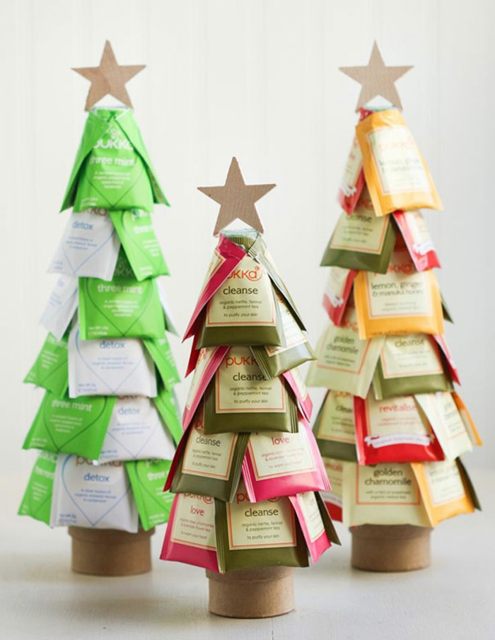 חג המולד, מלאכת יד, עץ אשוח, teabag