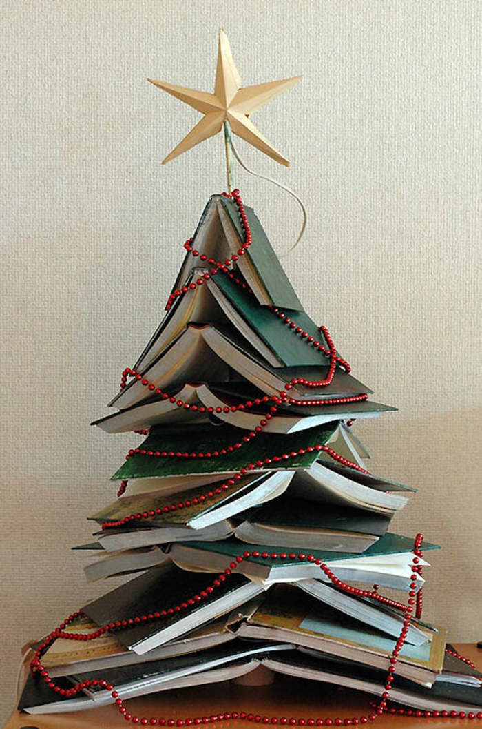 Jul håndværk juletræ gøre bøger