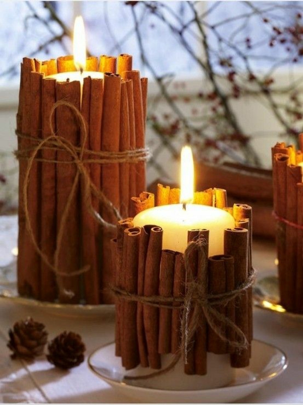 Joululahjat tekevät tuoksusta kanelia kynttilöitä