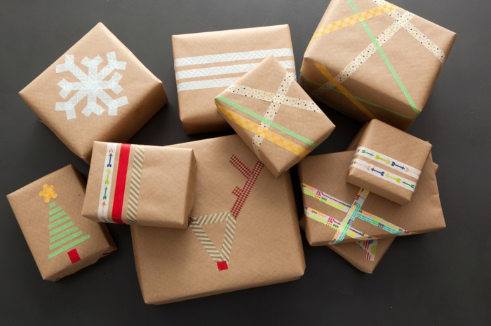 Коледни подаръци пакет подарък опаковка подаръци красиво пакет лично приложение