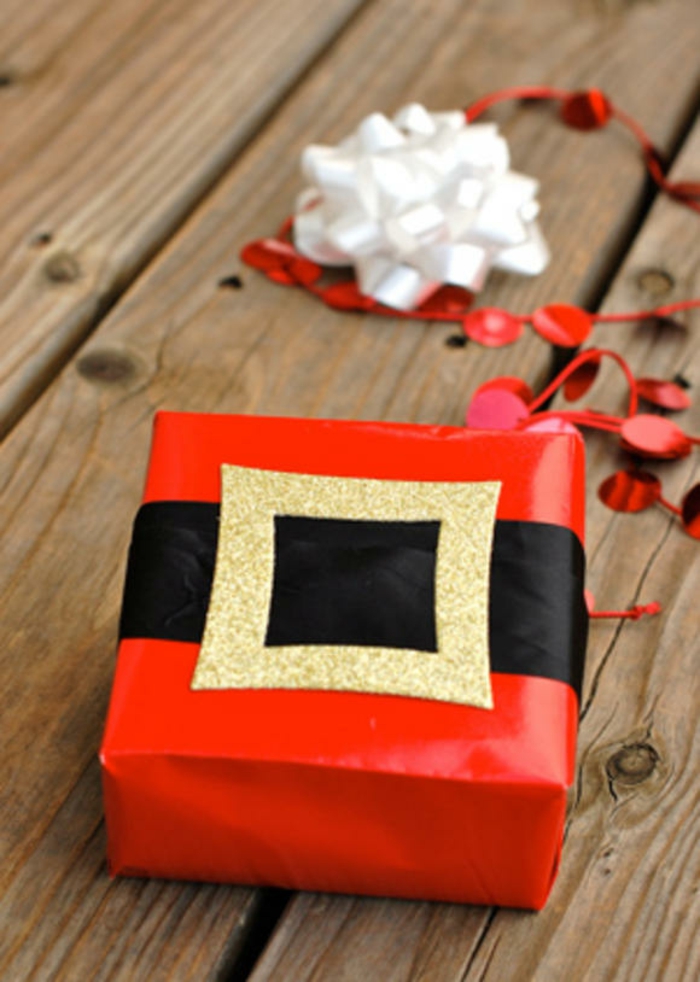 Коледни подаръци пакет подарък опаковка подаръци красиво опаковка Санта ключалката