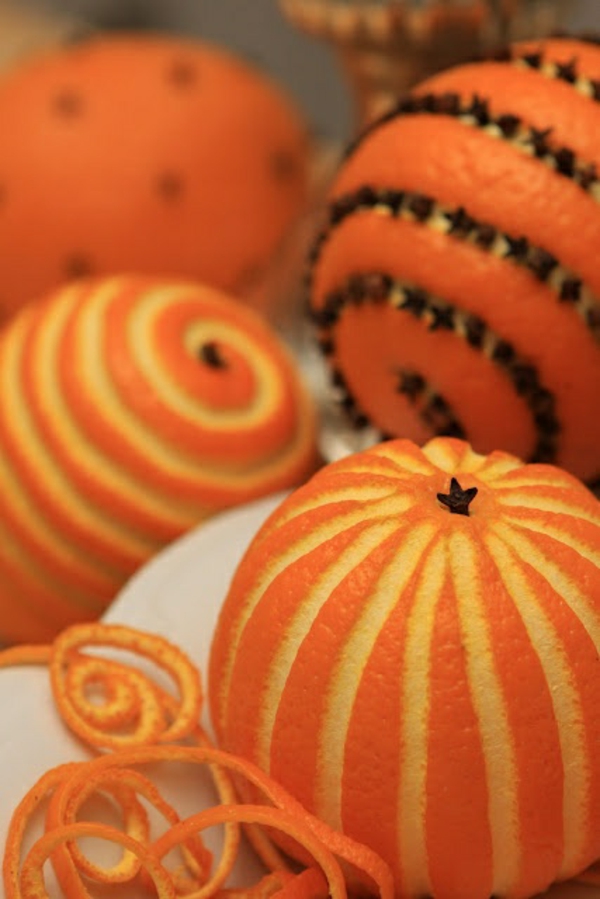 Коледните декорации правят портокалови идеи за коледна украса