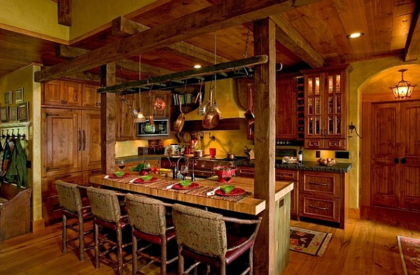 Viu stil raft de idei și lemn decorativ creative vintage bucătărie DIY