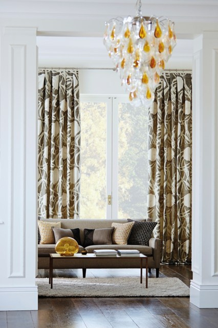 客厅设计现代客厅窗帘窗饰装饰实例