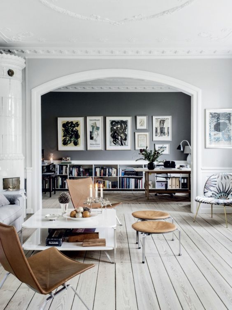 Обзавеждане на апартамента Ви Дървени подови дъски Дизайнерски класики Столове