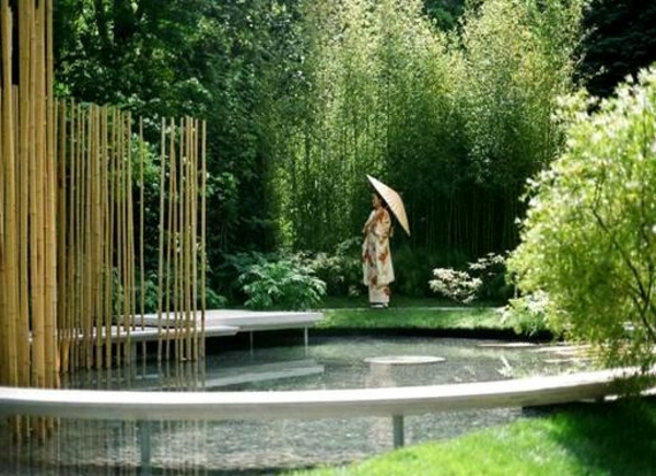 حديقة زن رسو حدائق يابانية الخيزران