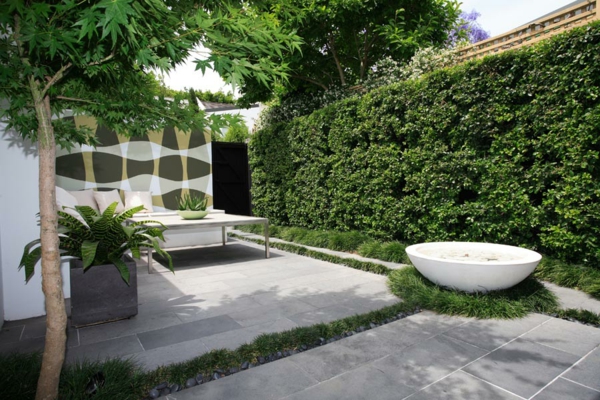 Amarrage de jardin zen Mur de jardins japonais