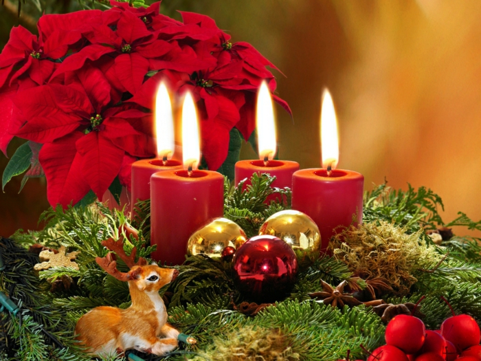 advent wreath ideas nuts sugar tealight ginger snow ribbon