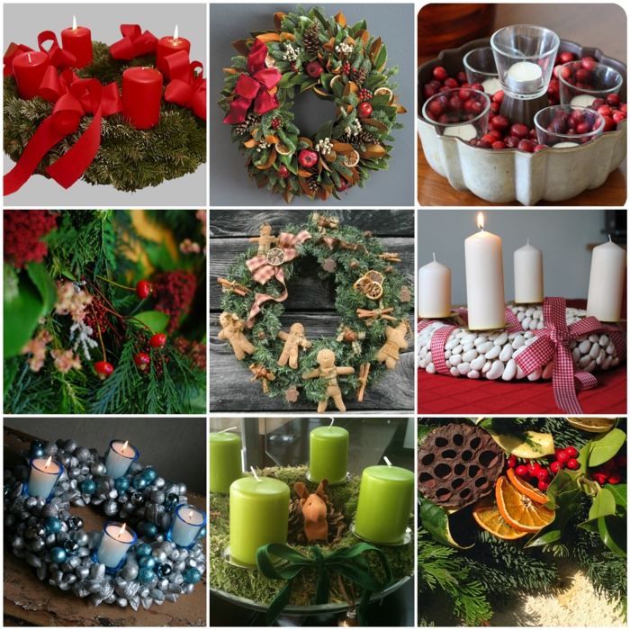 advent wreath ideas christmas tree candle holder