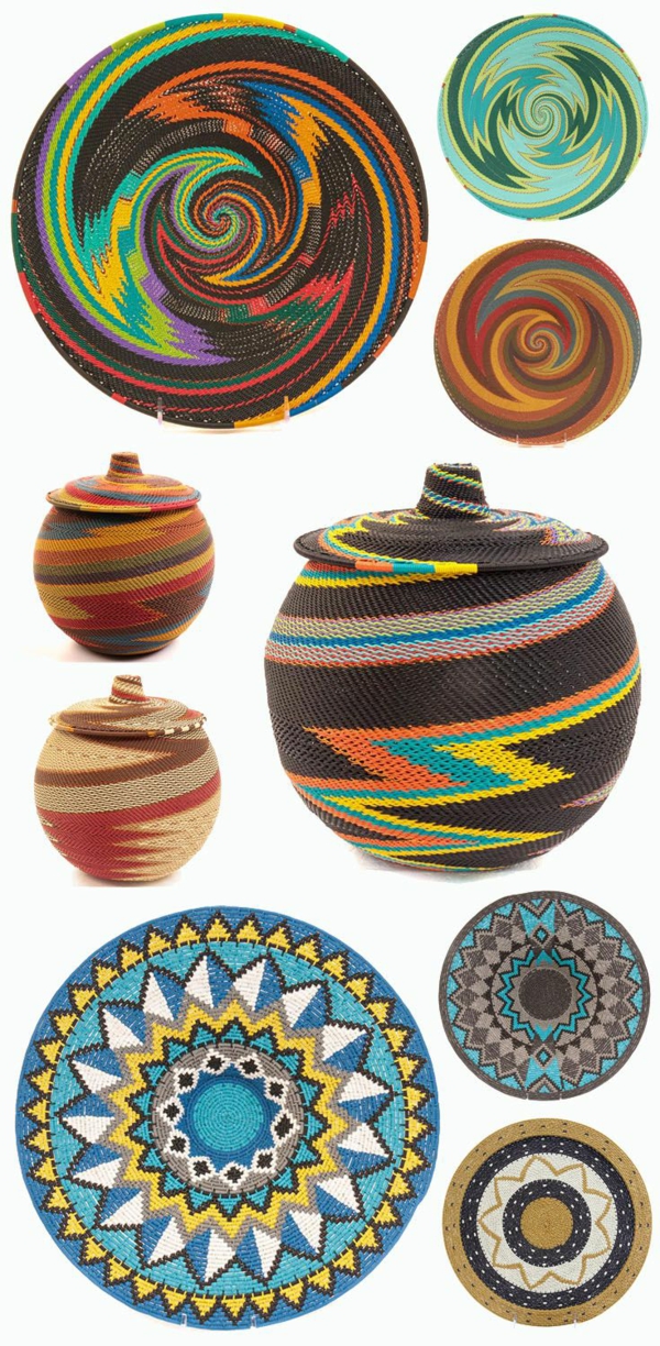 Afrika decoratie kleurrijke Afrikaanse patronenkleuren