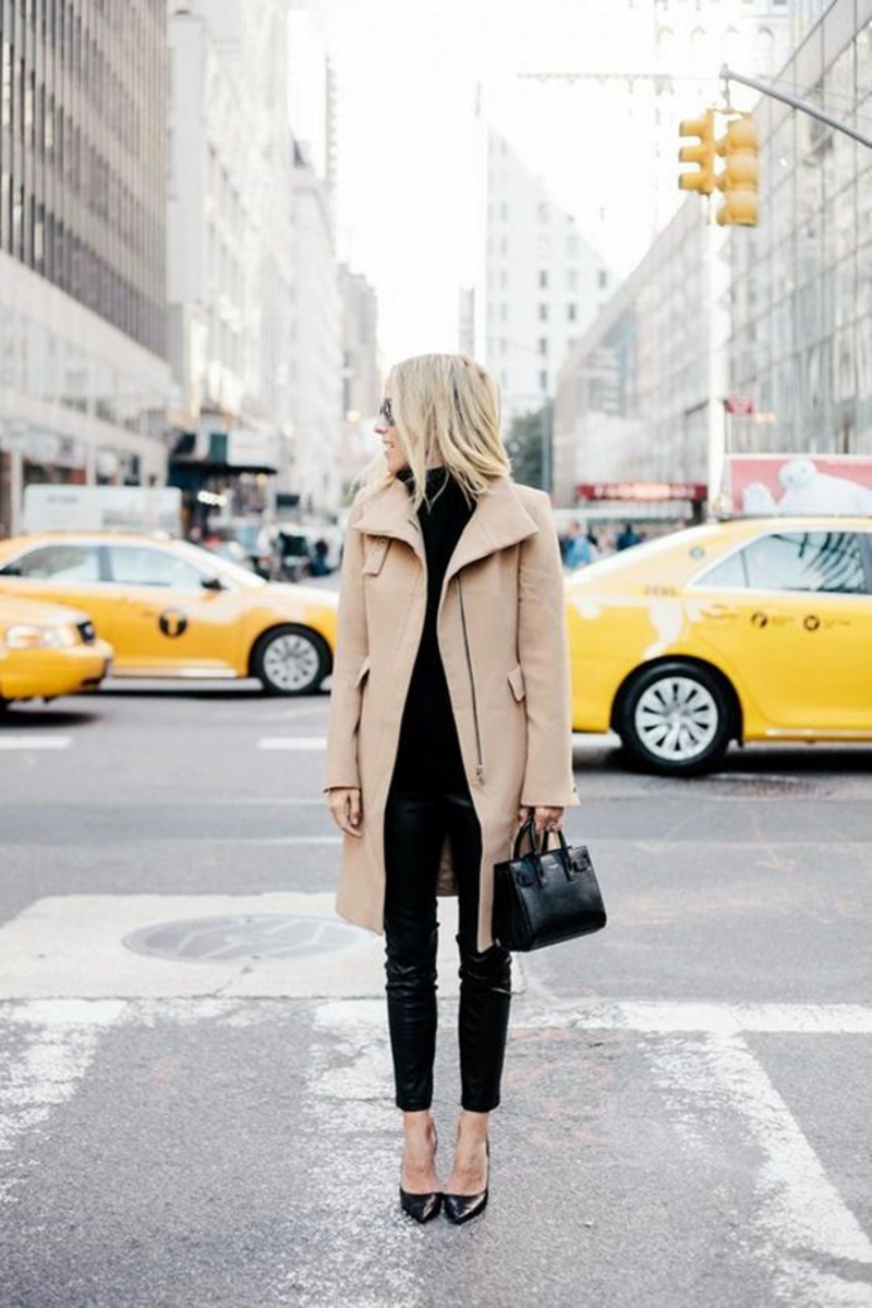 tendencias de la moda actual tendencias de color 2016 damas beige abrigo de invierno