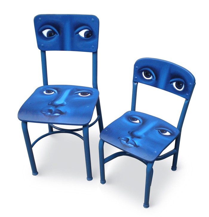 vieilles chaises décorer vieux meubles épices upcycling idées bricolage idées déco idées artisanat idées 24