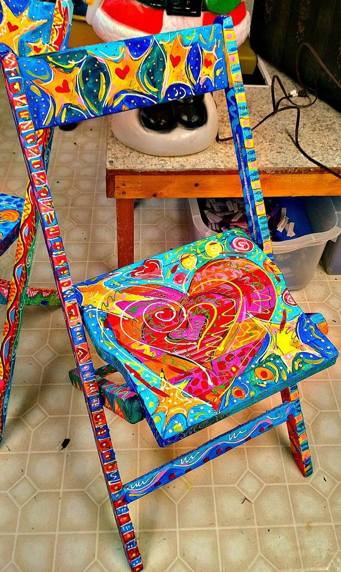 παλαιές καρέκλες διακόσμηση παλαιών έπιπλα μπαχαρικά upcycling ιδέες DIY ιδέες διακόσμηση ιδέες βιοτεχνίας 40