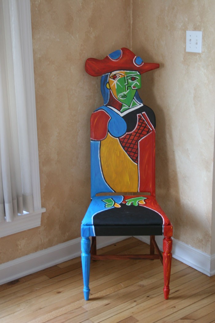 vieilles chaises décorer vieux meubles épices upcycling idées diy idées déco idées artisanat idées 5