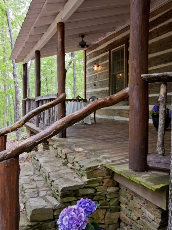 amerikansk træhus med veranda træ veranda selv bygge trægulve sten