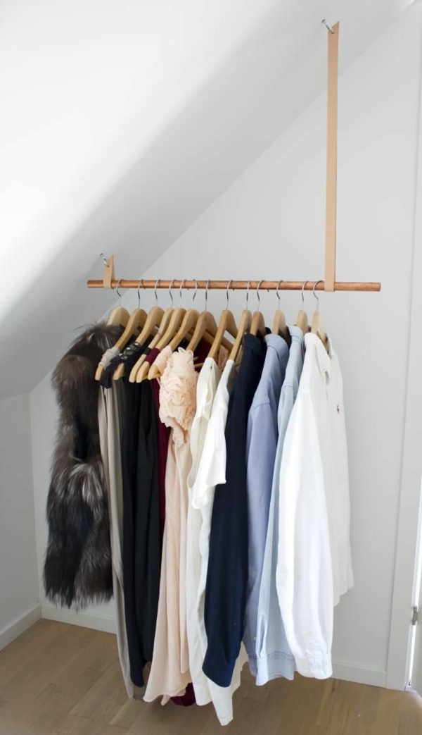 omklædningsrum selv opbygge ideer garderobe walk-in garderobe taghøjde