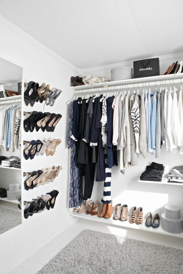 Dressing room mote walk-in garderobesystemer skoen hyller bygge deg selv