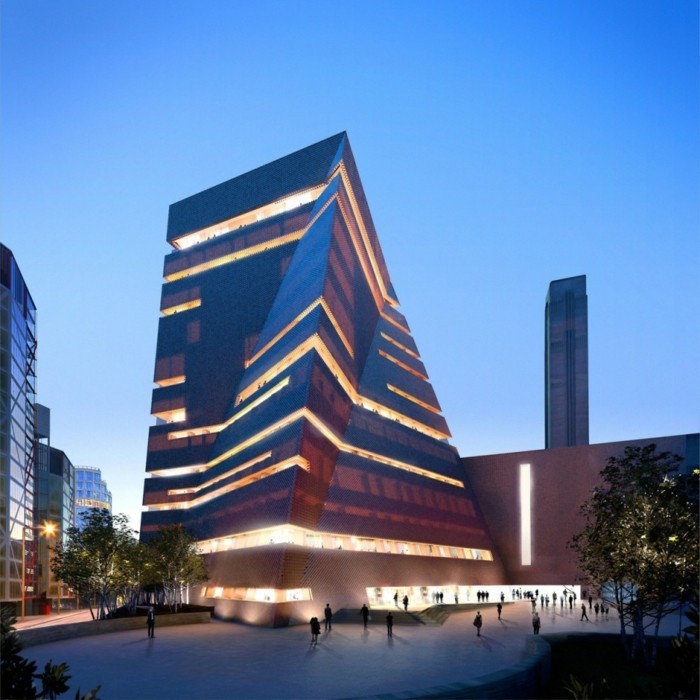 αρχιτεκτονική στυλ london μουσείο επέκταση
