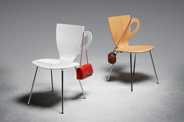 Myšlenky kreativní design židle židle kávu