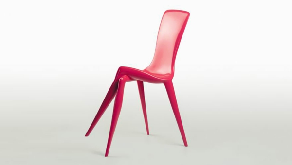 œuvres d'art design créatif chaises modèle rose