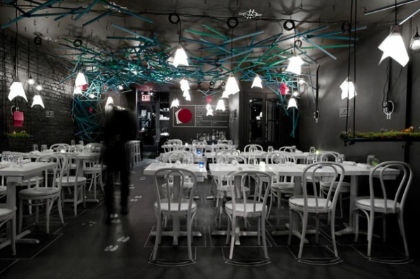 бар ресторант дизайн съоръжение какво се случва, когато в Ню Йорк
