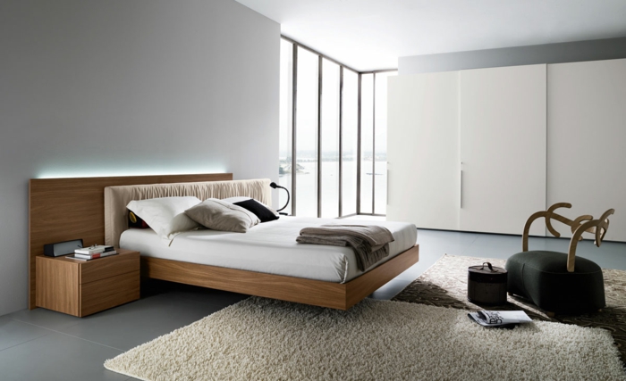фантазия легла плаващи легло модерен дизайн спалня decosee