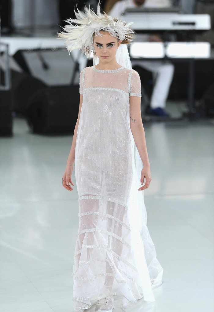 krásné svatební šaty haute couture designer svatební šaty chanel 2014