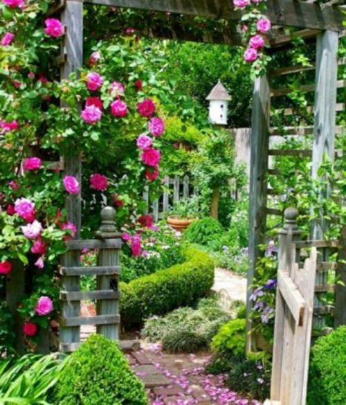 jardin d'origine décoration jardin de roses