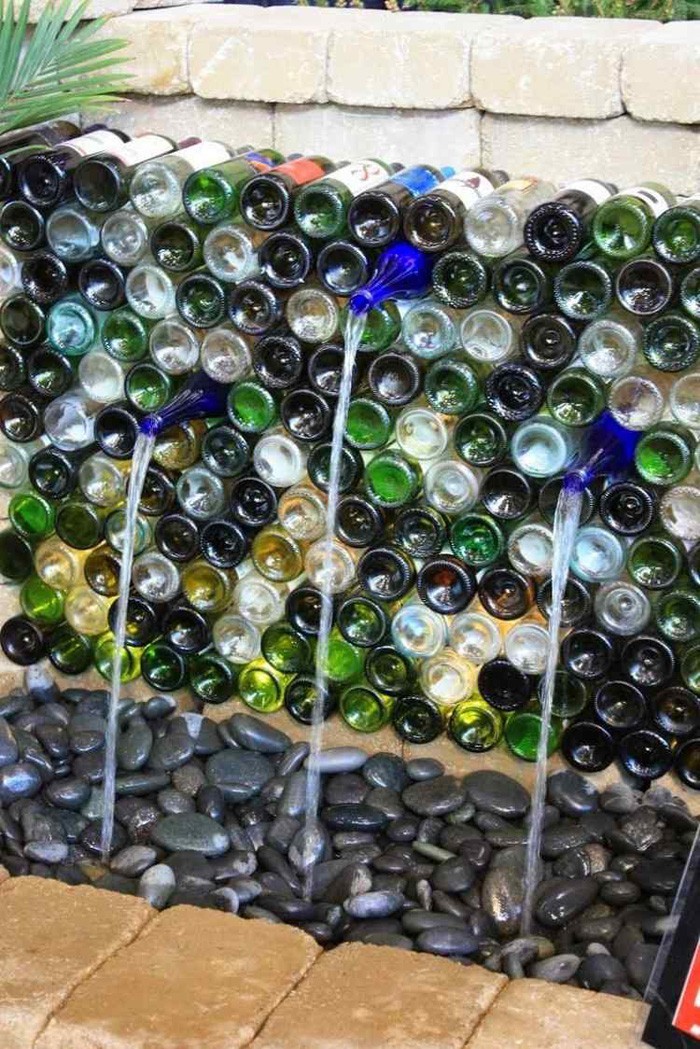fancy hage dekorere deg selv make upcycling ideer diy dekor glass flasker resirkulering