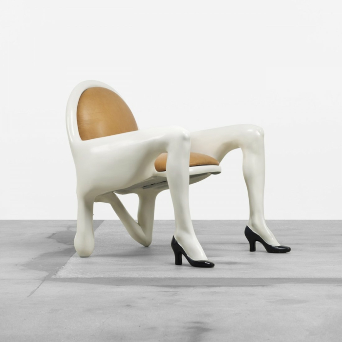 mueble de diseño de muebles de lujo silla avantgarde
