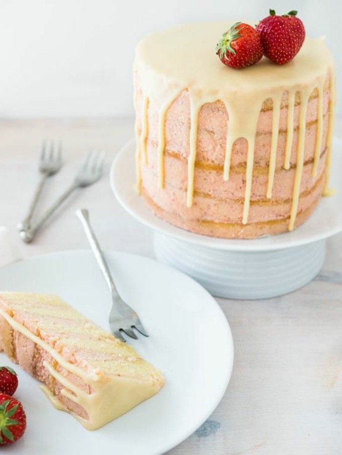 fancy taarten decoys tart vanille aardbeien