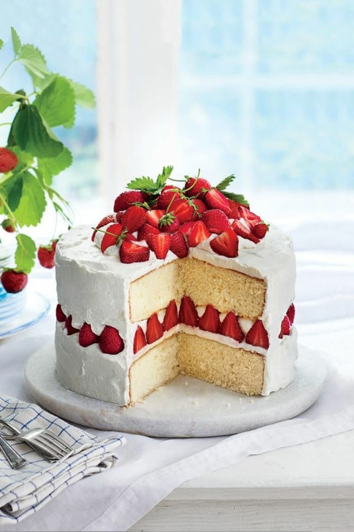 fantaisie tartes décoration fraises