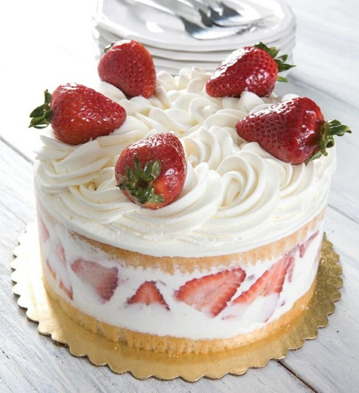 fancy taarten elegante decoratie aardbeien