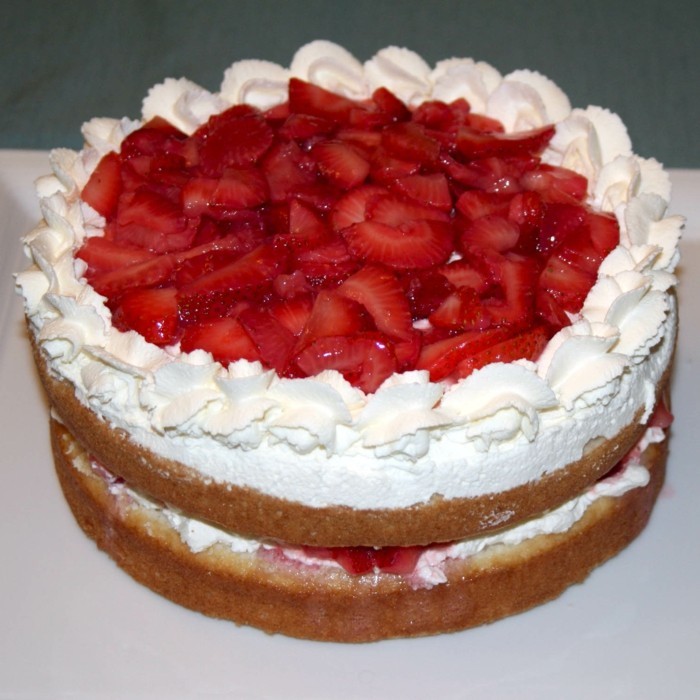 fancy taarten aardbeien decoratie