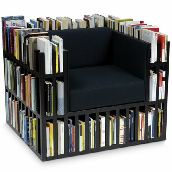 βιβλιοθήκη ιδέες σχεδιασμού πολυθρόνα
